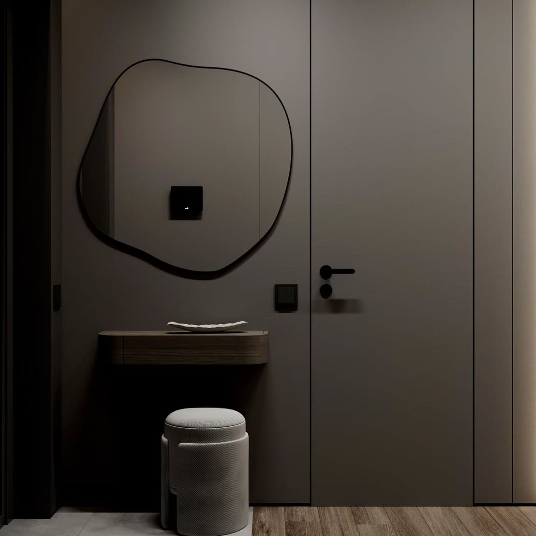 Apartment Interior 75 m² — Dark Warm Modern Gallery