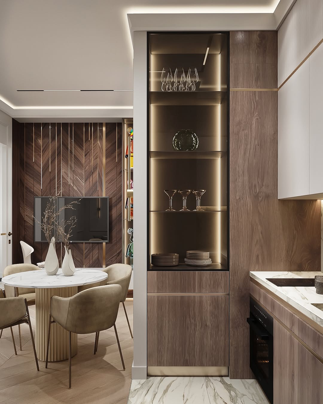 Soft Luxury Apartment Interior