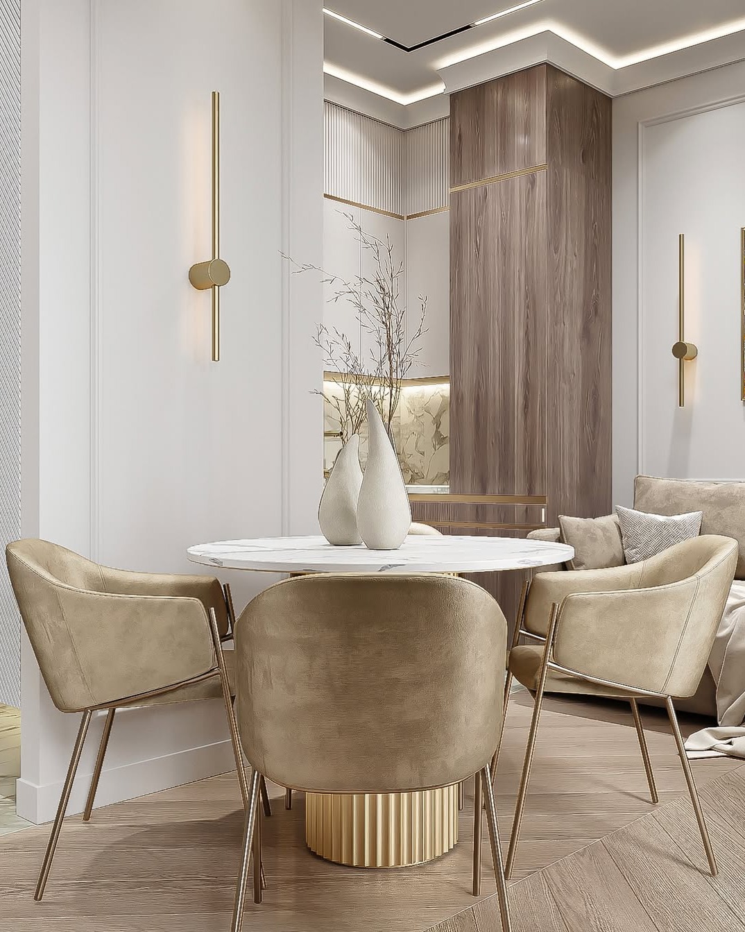 Soft Luxury Apartment Interior Gallery