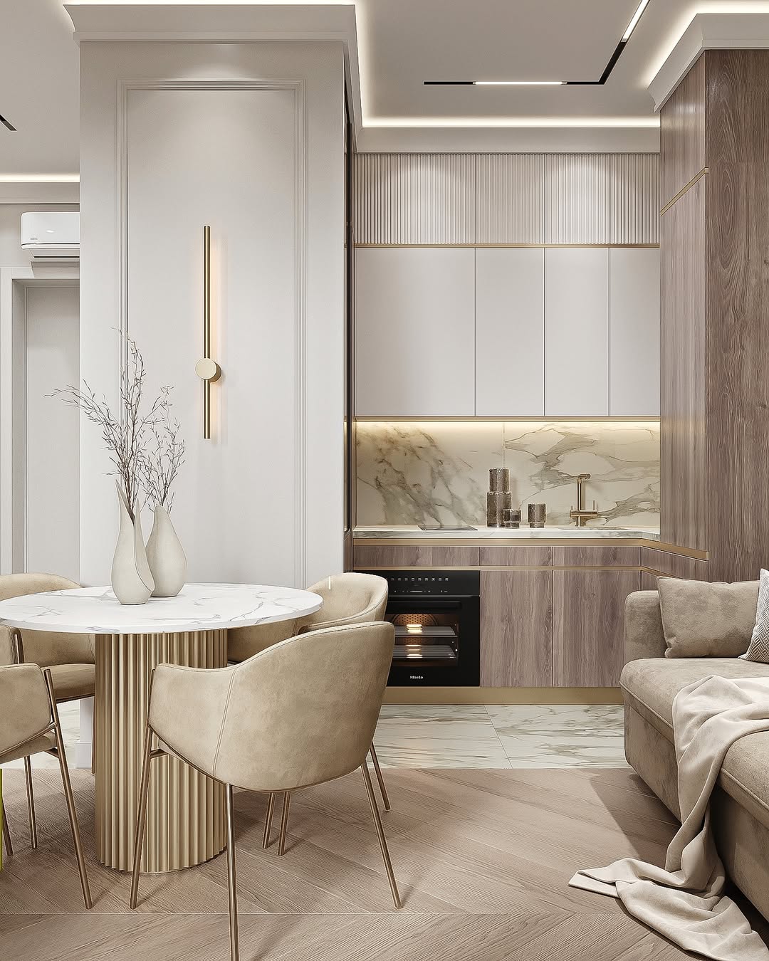 Soft Luxury Apartment Interior Gallery