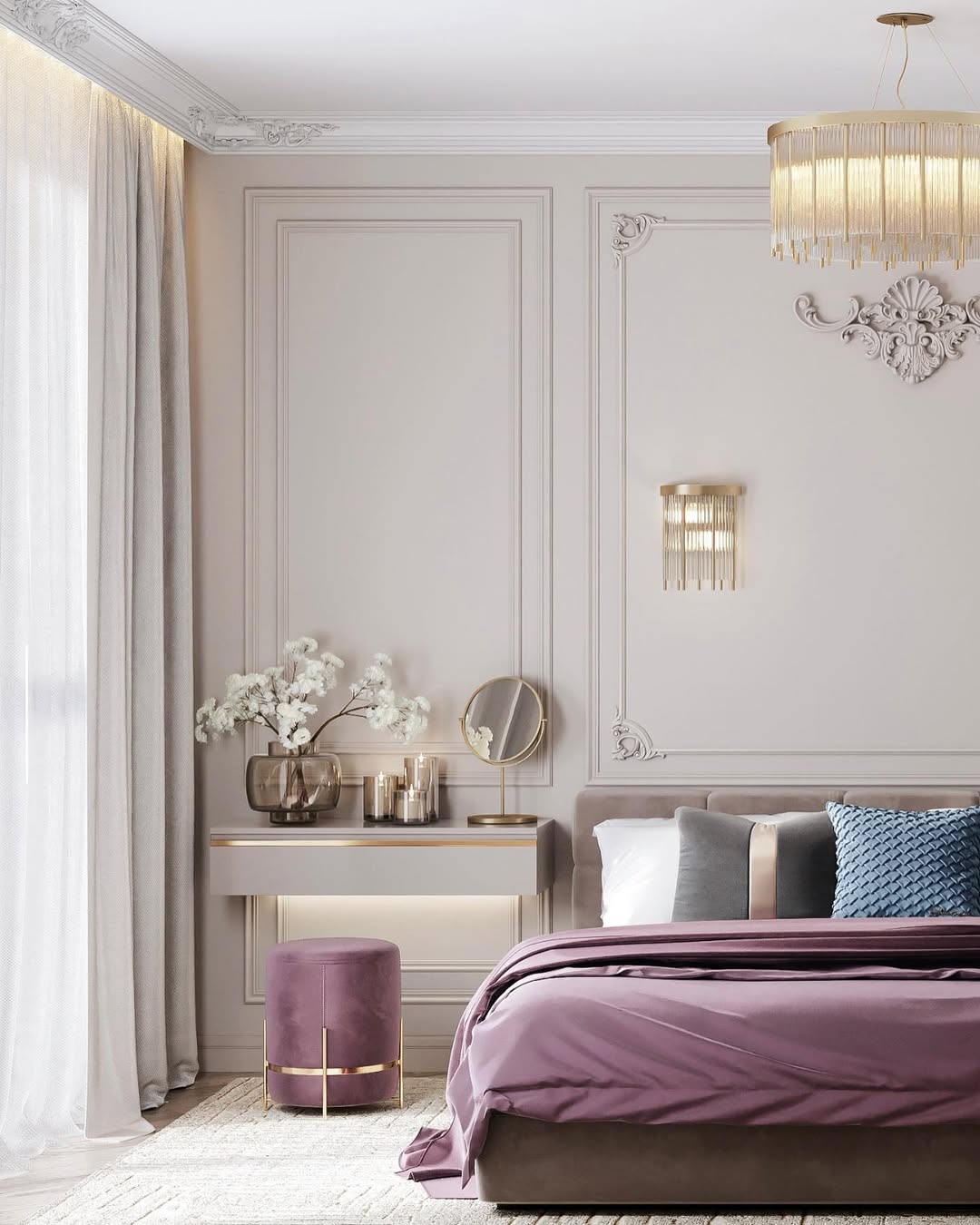 Luxury Bedroom Interior — Contemporary Elegance Gallery